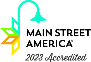 Main Street America 2023 Accreditation logo